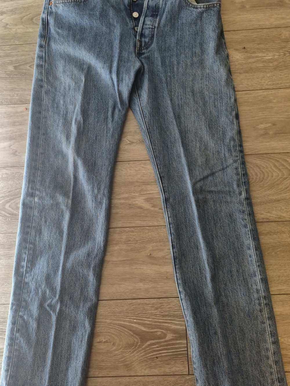Levi's Straight Leg Blue Jeans